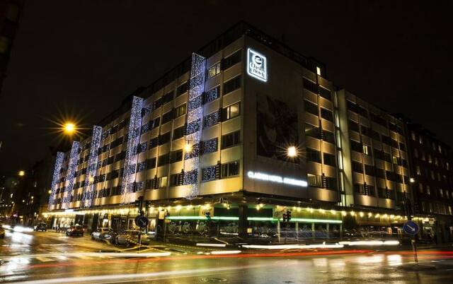 Gebouw van Hotel Clarion Amaranten in Stockholm
