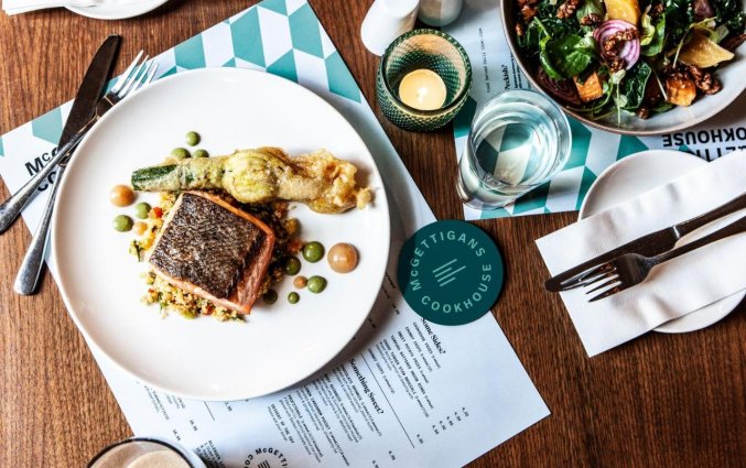 Diner van Hotel The Address Connolly in Dublin