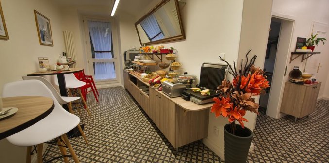 Ontbijt van hotel Suite Home Prague