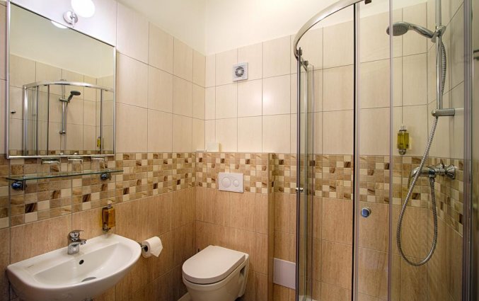 Badkamer van hotel Taurus Praag