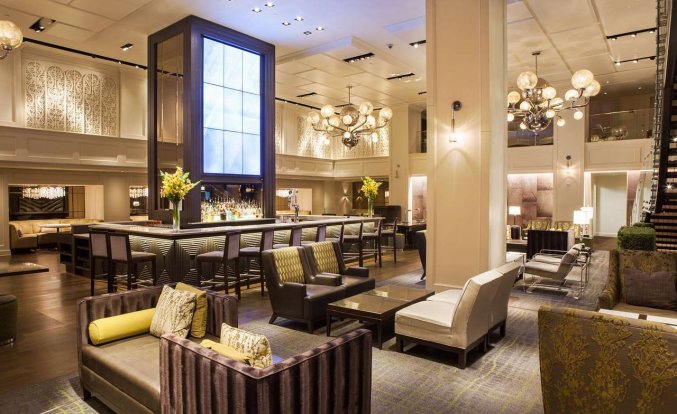 Lounge van Hotel Park Central in New York