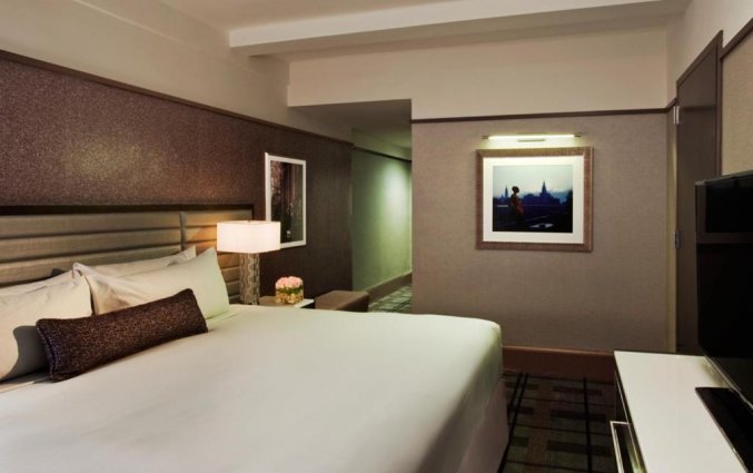 Slaapkamer van Hotel Park Central in New York