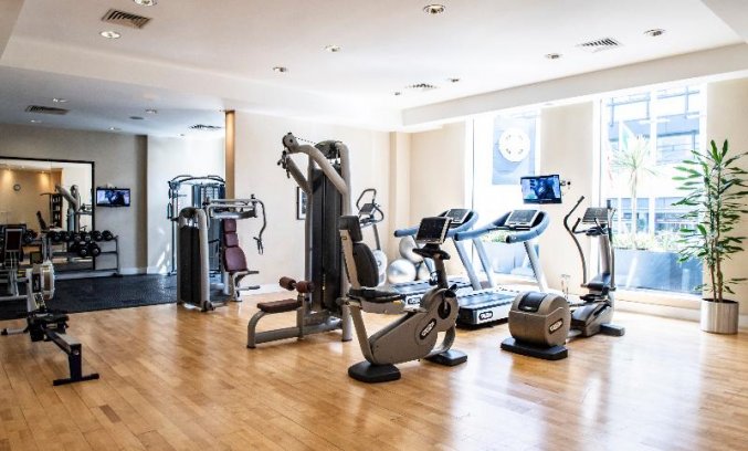 Fitnessruimte van hotel Croke Park in Dublin