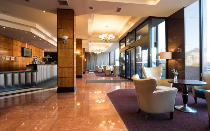 Lobby van hotel Jury's Inn in Edinburgh