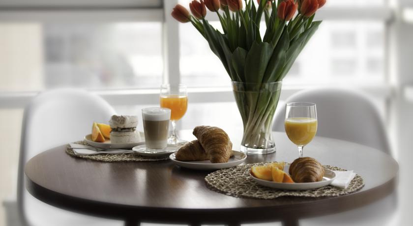 Woonkamer van Aparthotel Platinum Residence in Warschau