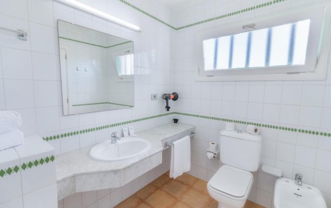 Badkamer van appartementen Las Gaviotas in Lanzarote