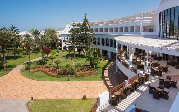 Uitzicht van hotel Iberostar Founty Beach in Agadir