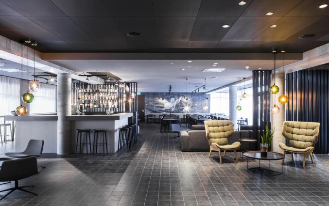 Lounge van hotel Skuggi by Keahotels IJsland