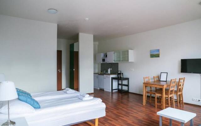 Slaapkamer van appartementen Iceland Comfort in IJsland