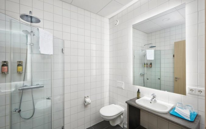Badkamer van hotel Alda in Reykjavik