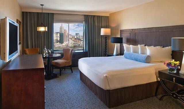 Tweepersoonskamer van hotel Excalibur resort and Casino