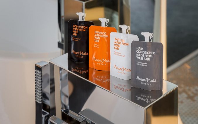 Toiletartikelen van hotel Room Mate Larios in Malaga