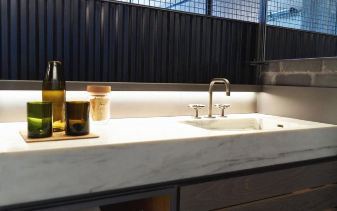 Badkamer van een tweepersoonskamer van Hotel 1 Brooklyn Bridge in New York