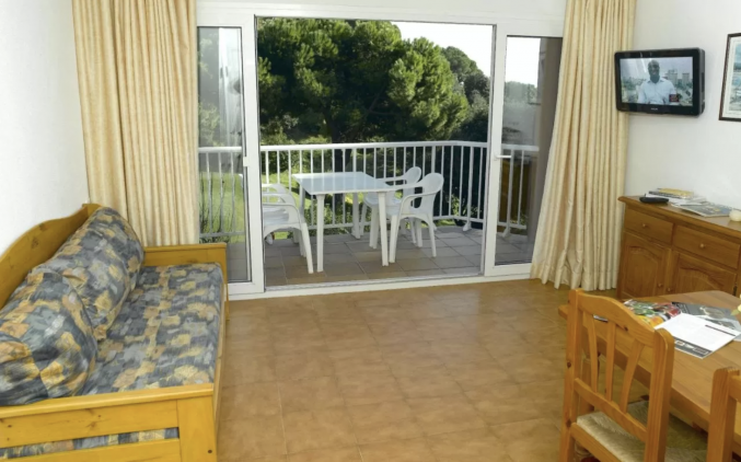 Woonkamer van Appartementen Albamar in de Costa Brava