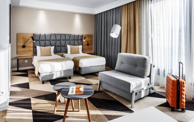 Tweepersoonskamer hotel Lwowska1