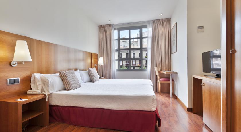 Tweepersoonskamer van Hotel Aranea in Barcelona