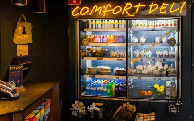 Snackbar van Comfort hotel Xpres Stockholm Central