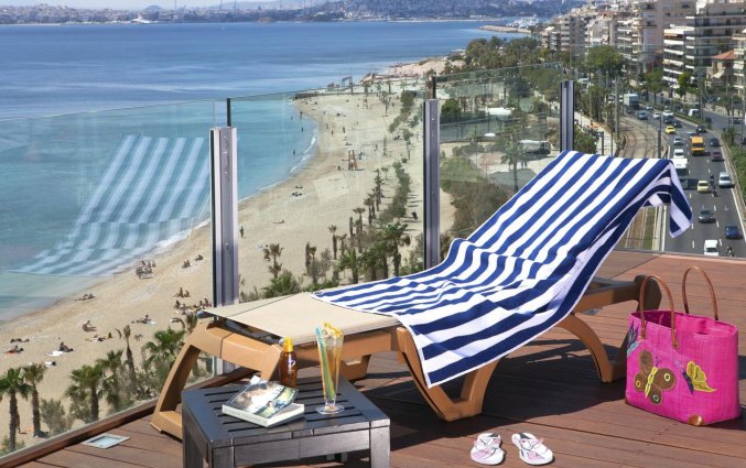 Uitzicht van Hotel Poseidon in Athene