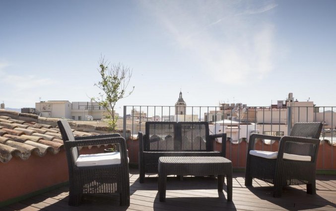 Dakterras van hotel Petit Palace Plaza Malaga