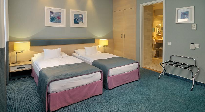 Tweepersoonskamer van Hotel Atrium Fashion in Budapest