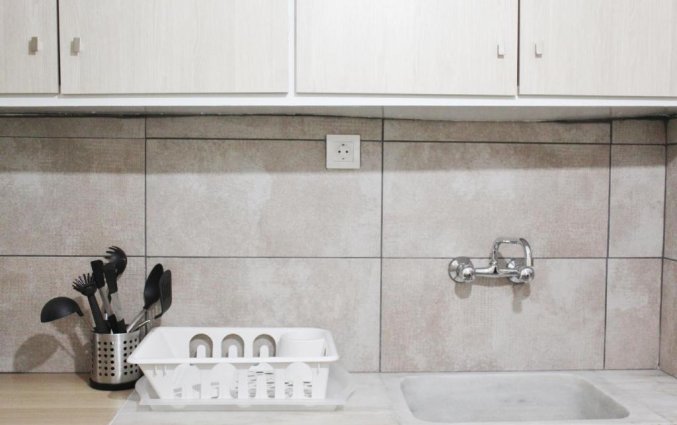 Keuken in appartement van Hotel Be My Guest Athens