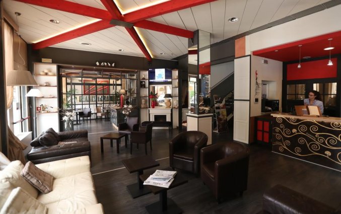 Receptie van hotel Italia Verona