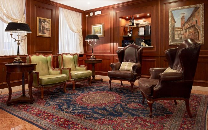 Lobby van hotel Albergo Mazzanti Verona