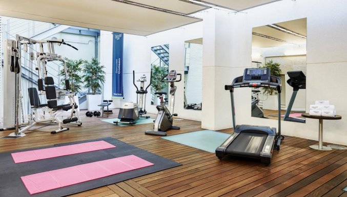 Fitnessruimte van Hotel Sercotel Coliseo in Bilbao