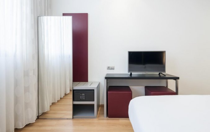 Tweepersoonskamer van Hotel Ilunion Aqua 3 in Valencia