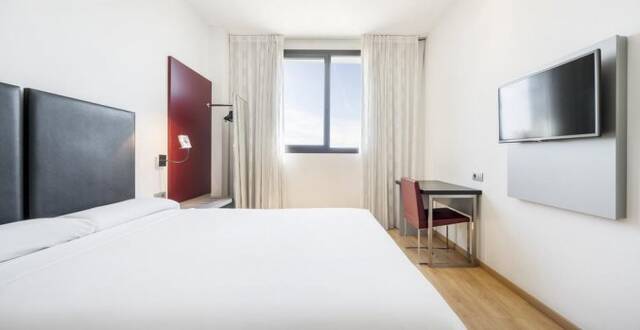 Tweepersoonskamer van Hotel Ilunion Aqua 3 in Valencia