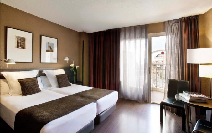 Tweepersoonskamer bij Hotel Medium Valencia