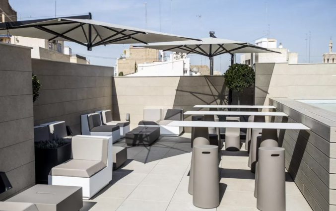 Dakterras van Hotel Vincci Mercat Valencia