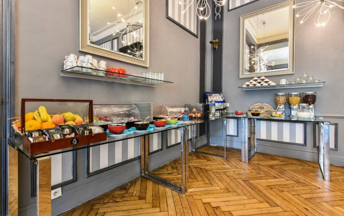 Ontbijtzaal van hotel Aria Nice