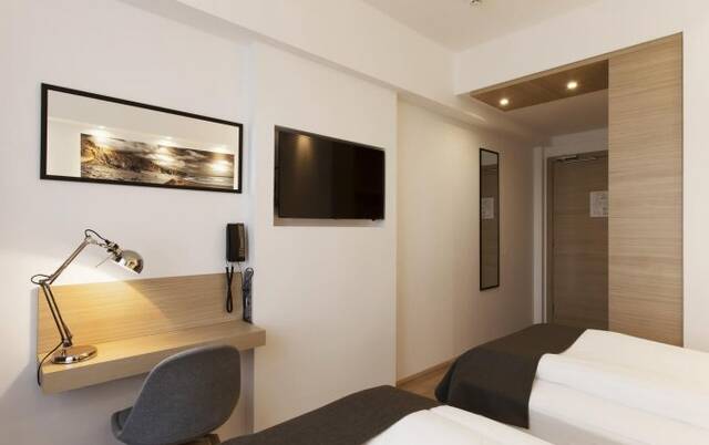 Tweepersoonskamer van Hotel Storm by Keahotels in Reykjavik