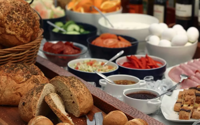 Ontbijt van Hotel 22 Hill in Reykjavik - IJsland