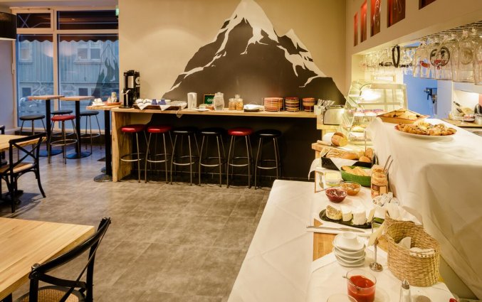 Ontbijtbuffet van Hotel City Center in Reykjavik