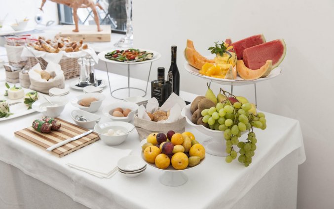 Ontbijtbuffet van Hotel Palazzo Brunaccini op Sicilië