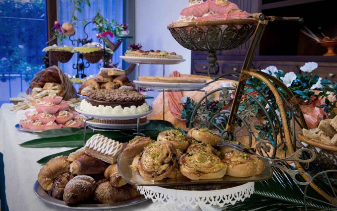 Buffet van Hotel Artemis op Sicilie