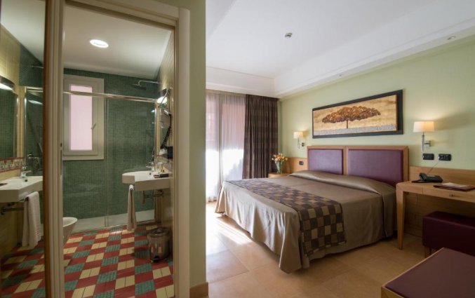 Tweepersoonskamer van Hotel Artemis op Sicilie