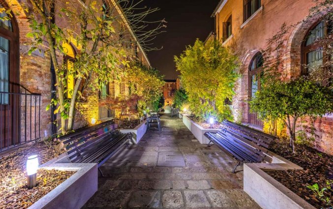 Tuin van Hotel Eurostars Residenza Cannaregio in Venetie