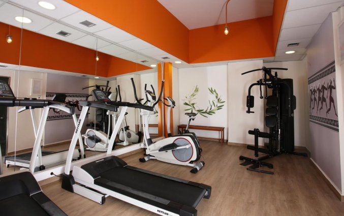 Fitnessruimte van Hotel Evripides in Athene