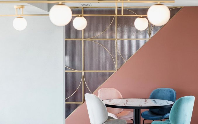 Ontbijtzaal van Hotel Evripides in Athene