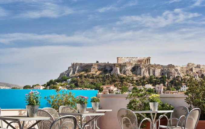 Dakterras van Hotel Arion Athens in Athene