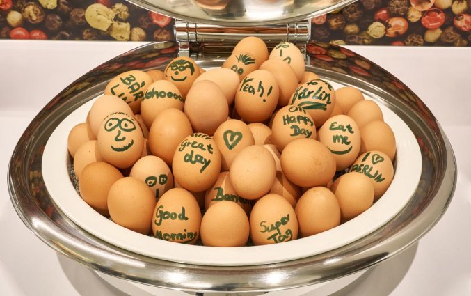 Ontbijt van Hotel Hampton Inn Berlin City Centre Alexanderplatz in Berlijn