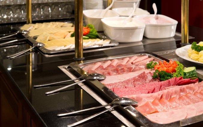 Ontbijtbuffet van Hotel Allegra in Berlijn