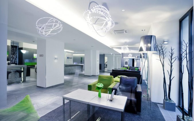 Lounge van Hotel Select Berlin The Wall in Berlijn