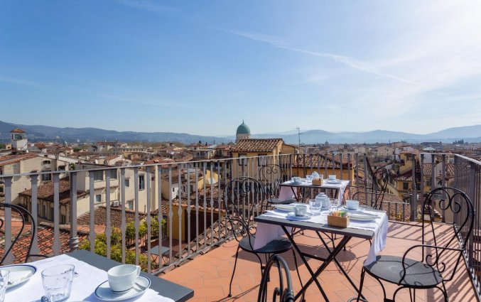 Dakterras van Hotel Palazzo Graziani in Florence