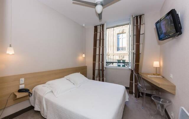 Tweepersoonskamer van Hotel Gambetta in Bordeaux
