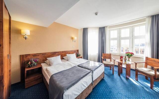 Tweepersoonskamer van Hotel Piast in Wrocław