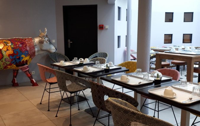 Ontbijtzaal van aparthotel Victoria Garden in Bordeaux